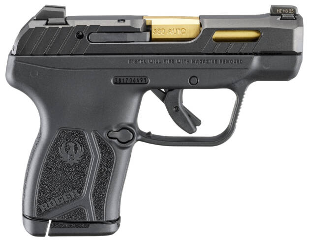 LCP MAX 380ACP BLK/GOLD MS