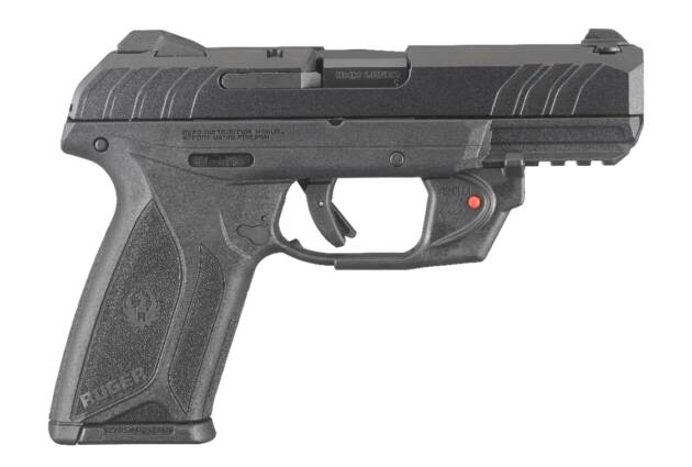 SECURITY9 9MM BK 4" 15+1 LASER