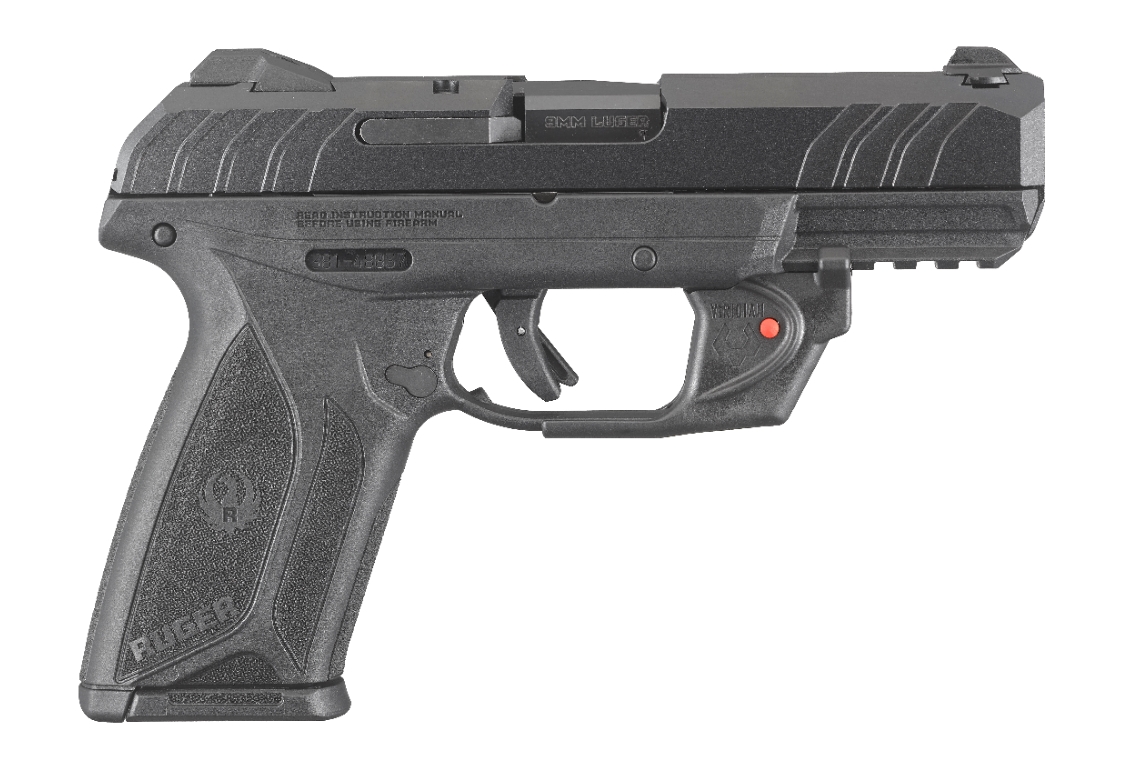 SECURITY9 9MM BK 4" 15+1 LASER