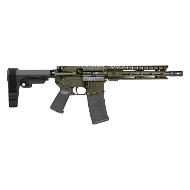 DB-15 PIST 5.56MM ODG 10" SBA3
